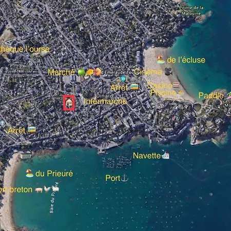 Apartment T2 50m Du Marcheplagesjardin Priverue Calme Dinard